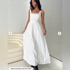 Lorinda Maxi Dress White